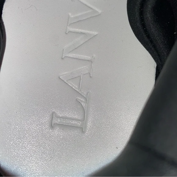 Lanvin Black and White Kids Sneakers - Picture 5 of 6